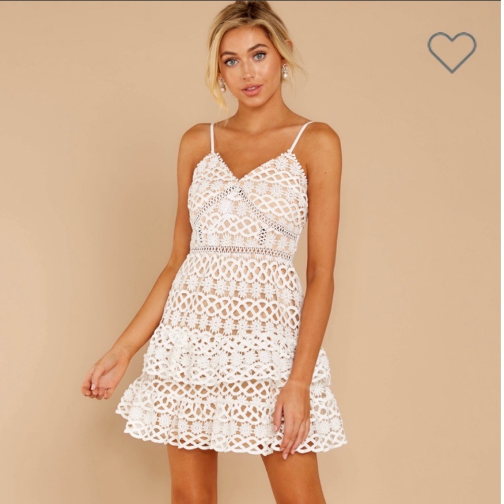 White lace dress- Just Me